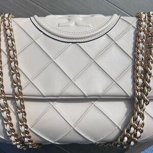 Tory Burch new without tags Fleming convertible  shoulder bag.